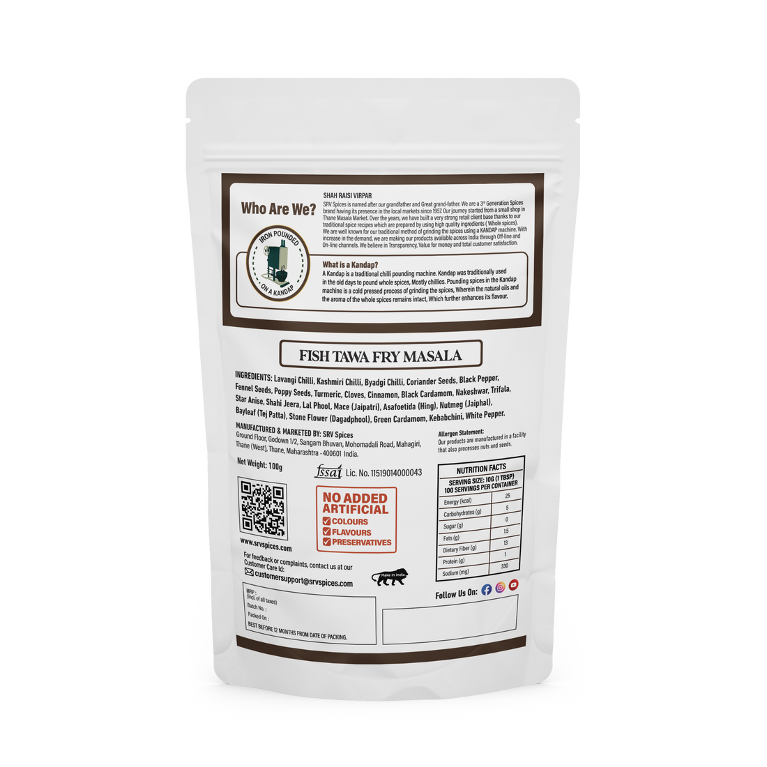 FISH TAWA FRY MASALA