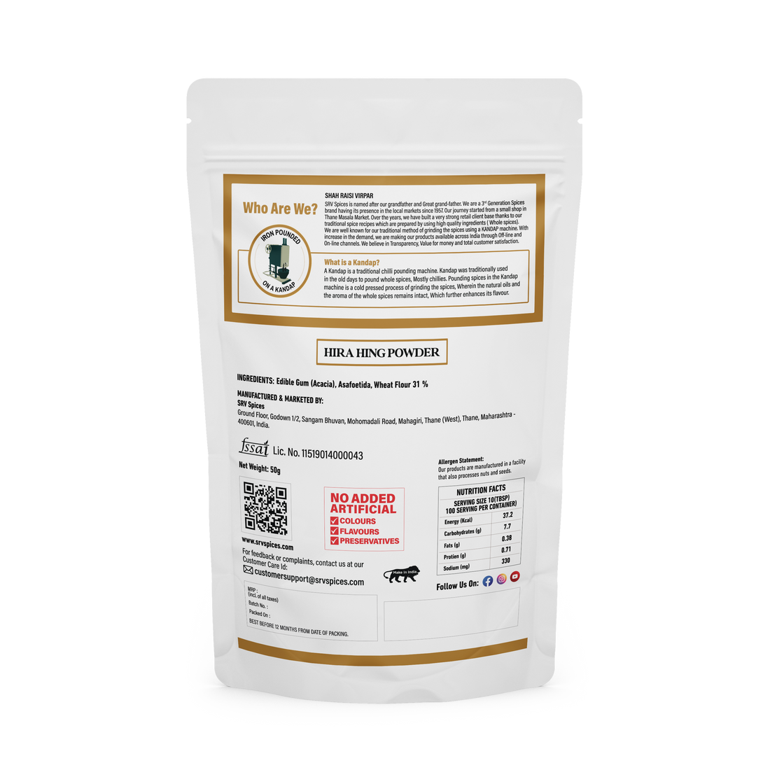 SRV Hira Hing Powder